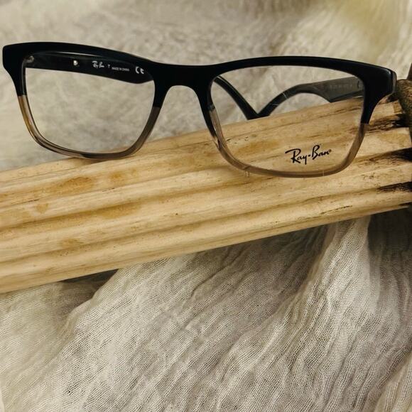 Ray Ban Eyeglasses RB 5279 5540 Grey Horn Optical Frame 53-18-145 Plastic Unisex - Picture 3 of 13